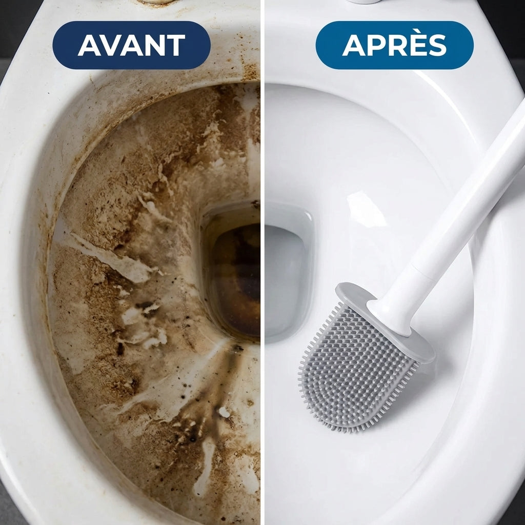FlexiWC – Brosse WC en silicone souple et efficace