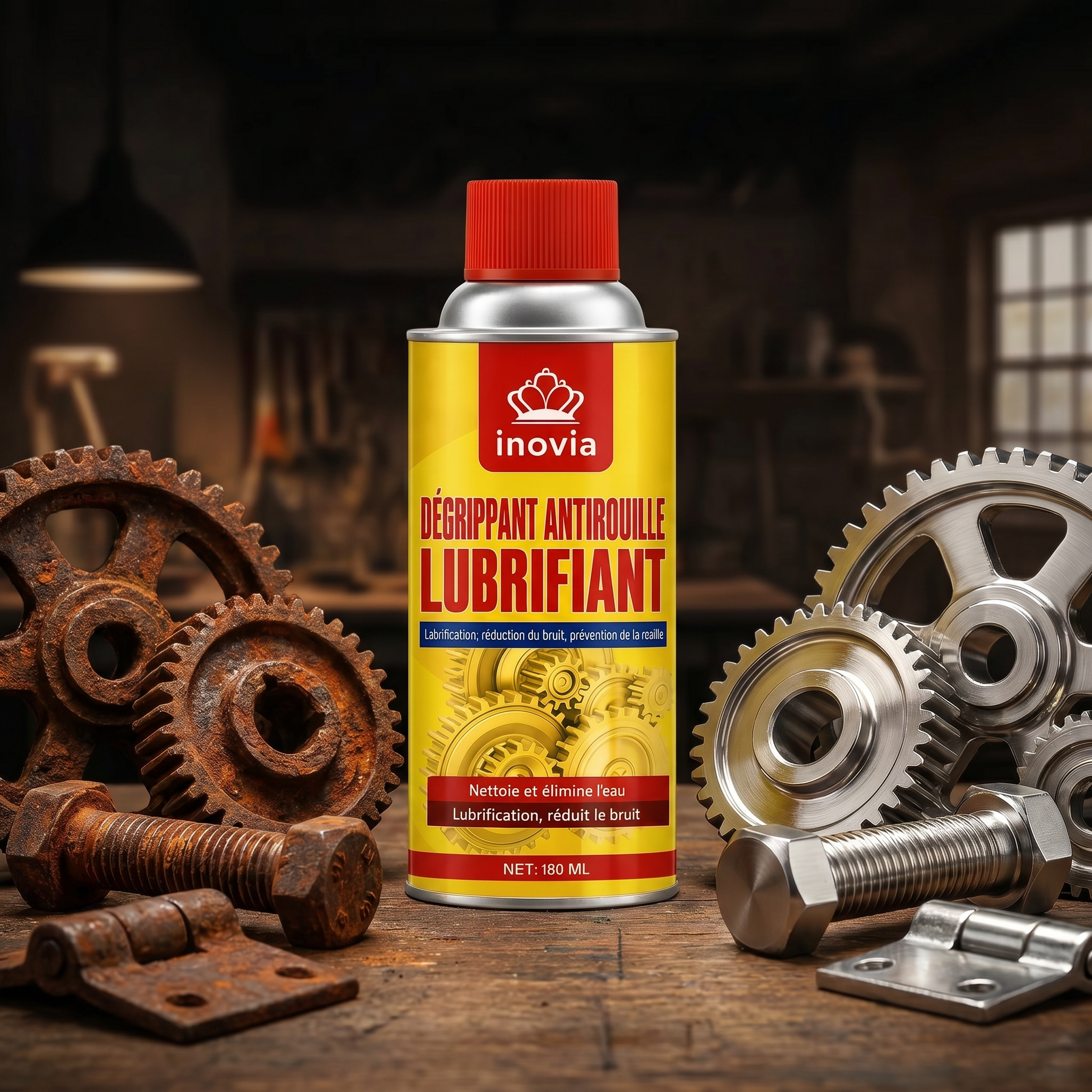 Spray antirouille B30 Pro | Spray 3-en-1 : nettoie, lubrifie et protege