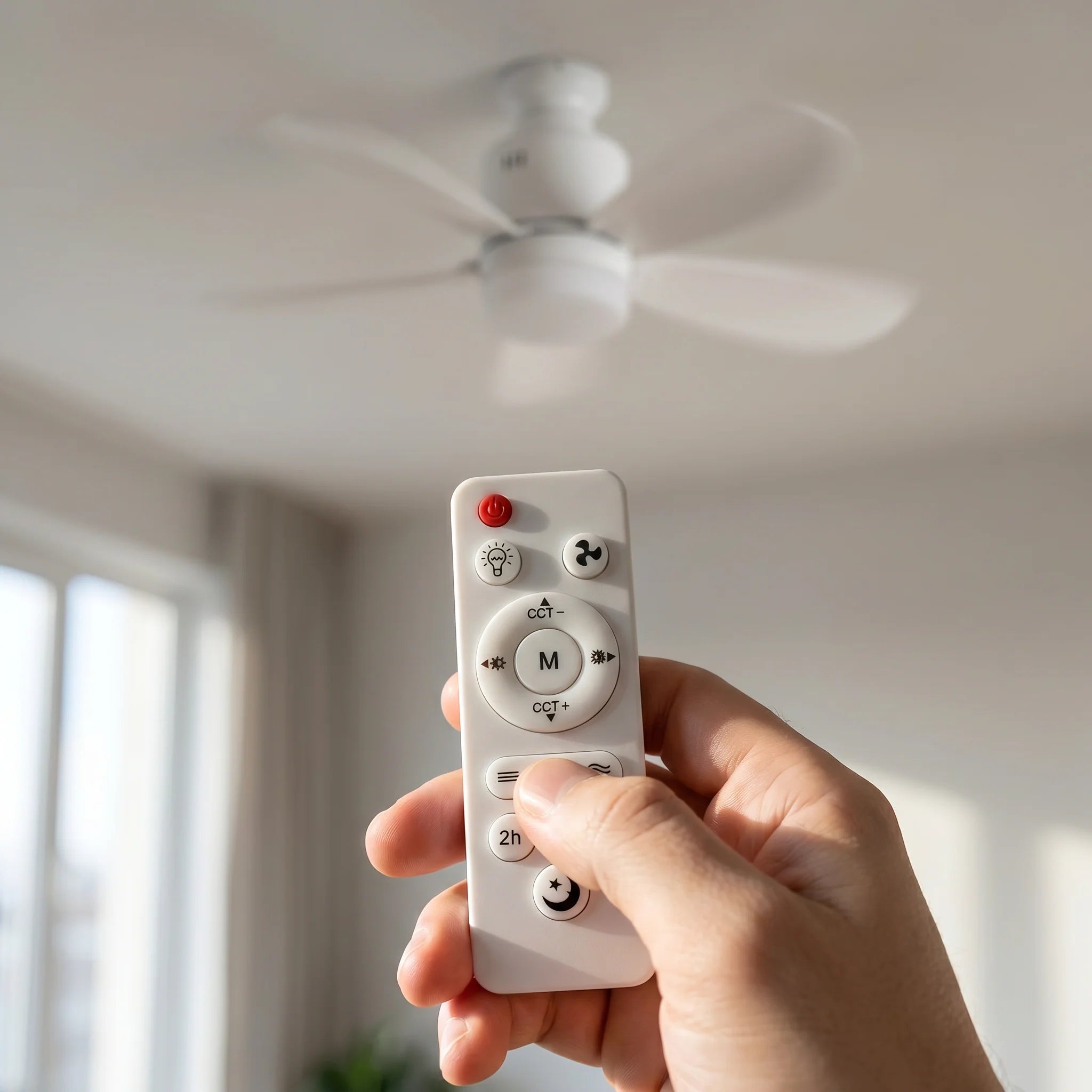 V10 Pro | Ventilateur de Plafond avec LED Silencieux & Connecté | Ventilateur Plafonnier 5 Pales avec Télécommande