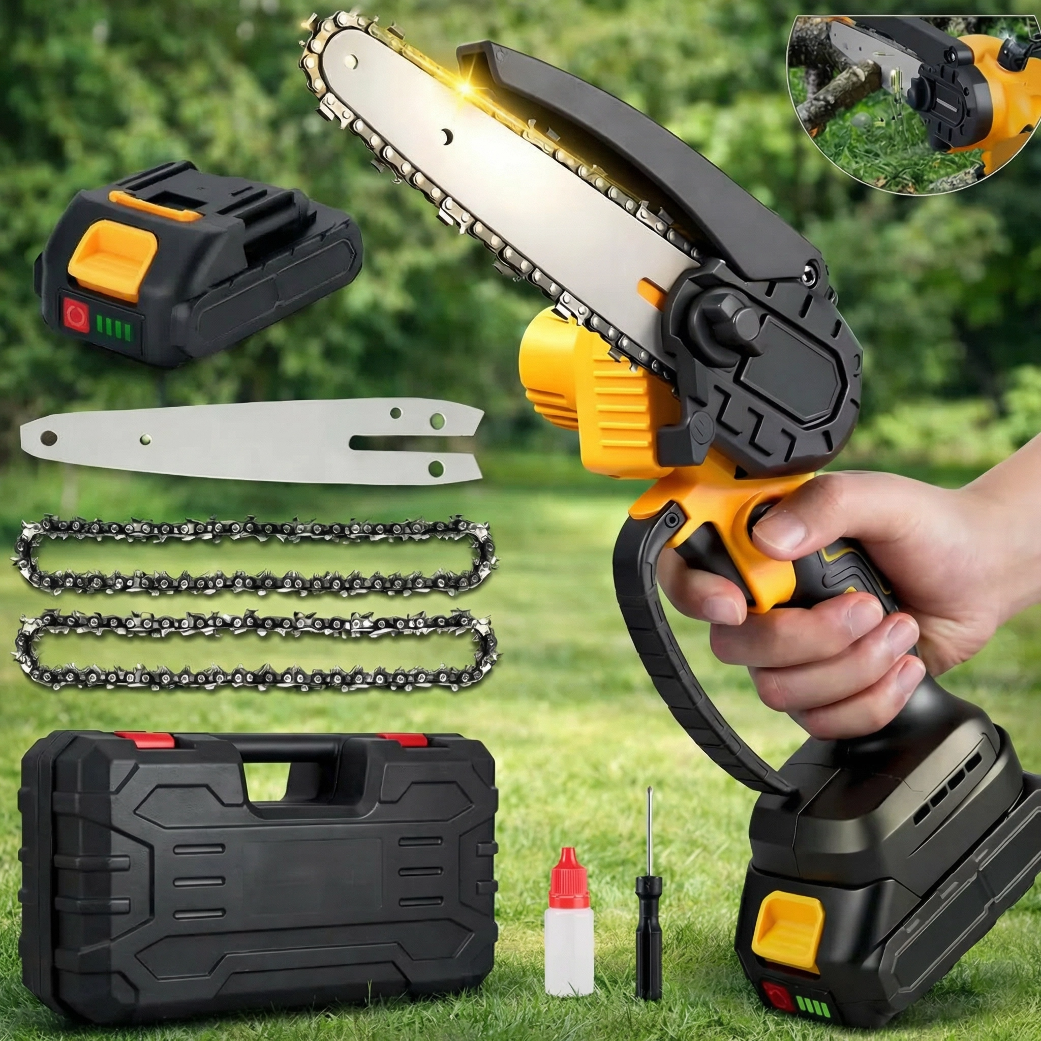 V20 PRO |  Tronconneuse électrique portable | Coupe rapide et précise