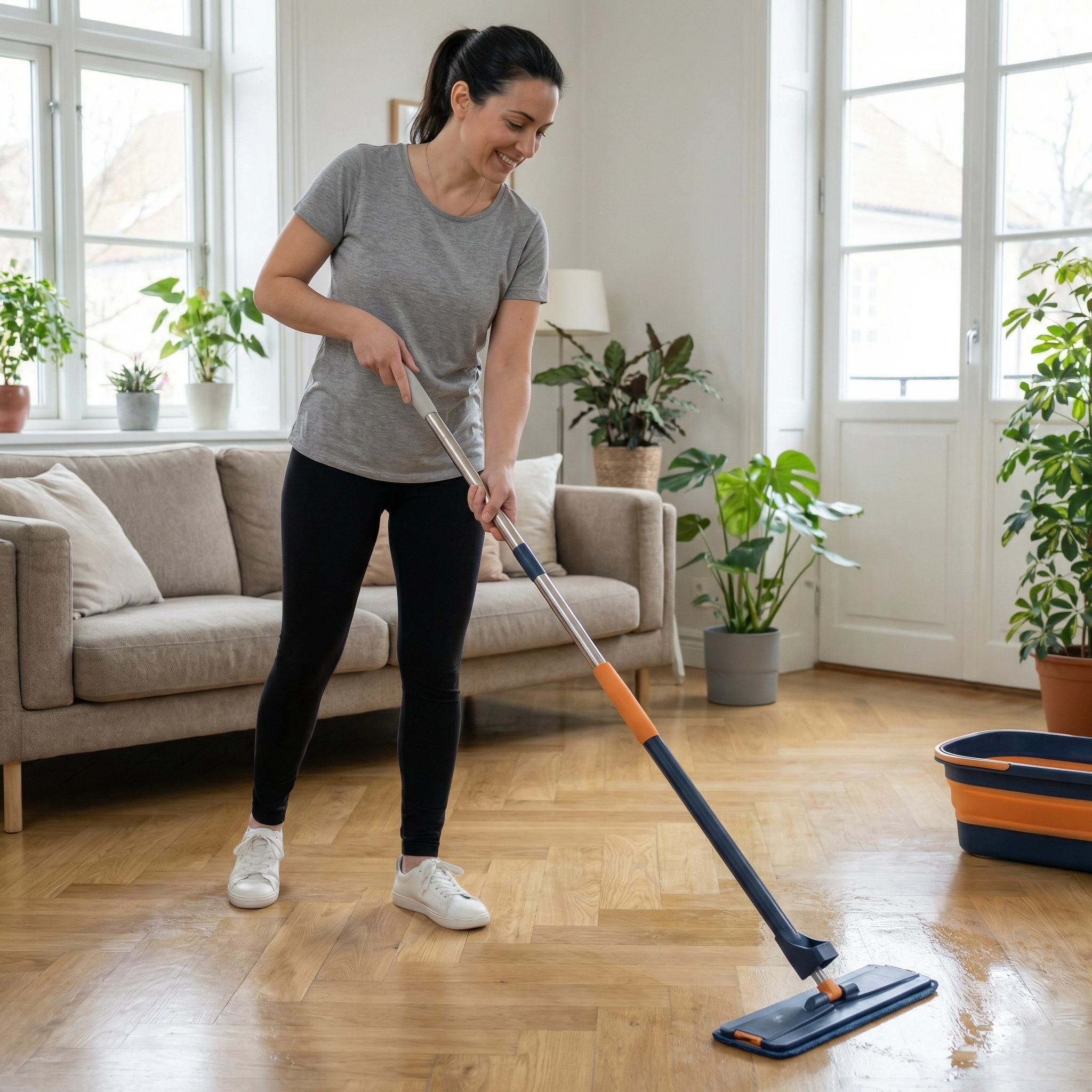 Cleanova Ii Cleanova | Balai serpillière rotatif avec technologie essorage intégré ...