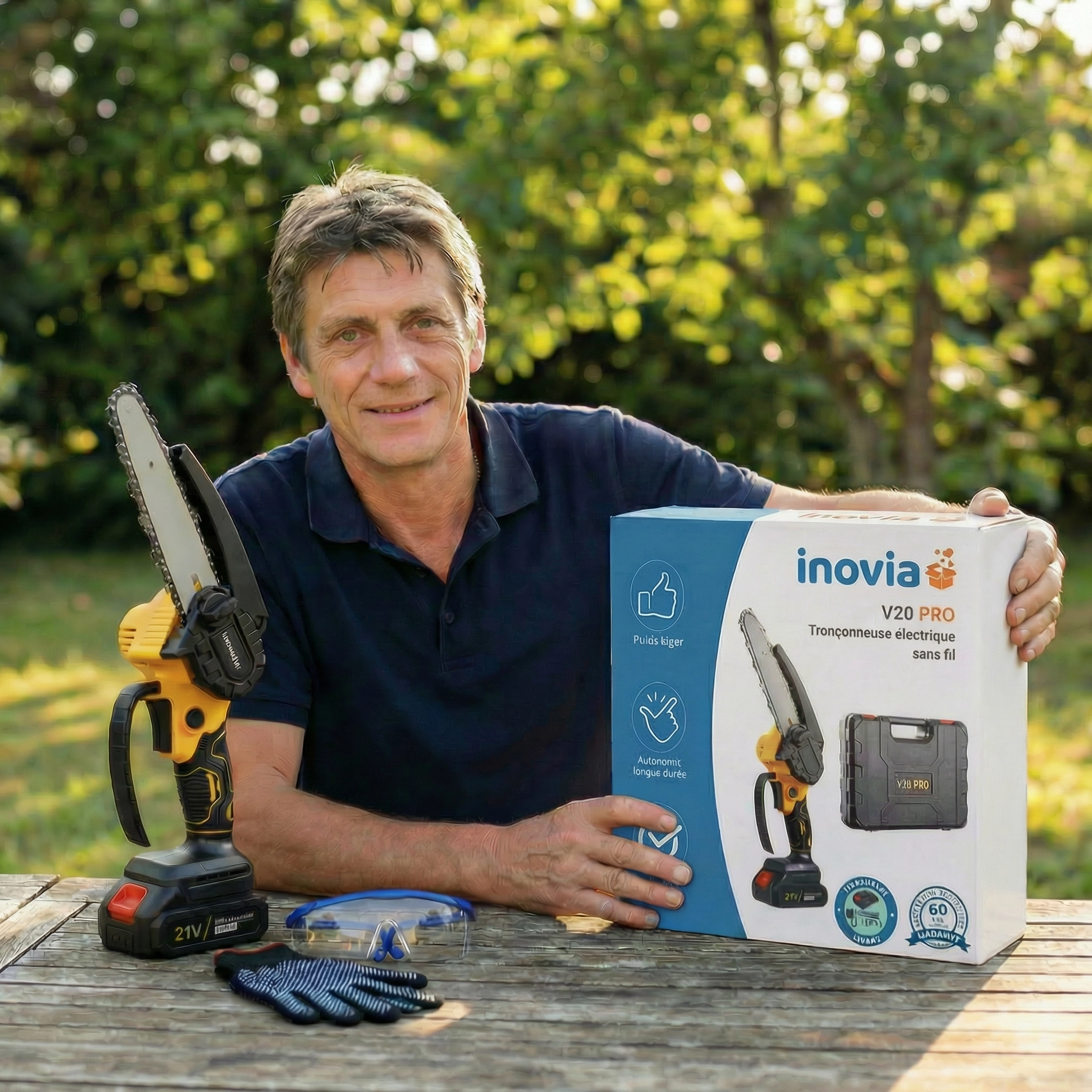 V20 PRO |  Tronconneuse électrique portable | Coupe rapide et précise