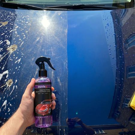 P10 | Spray rénovateur carrosserie | Protège, fait briller et atténue les micro-rayures en un seul geste.