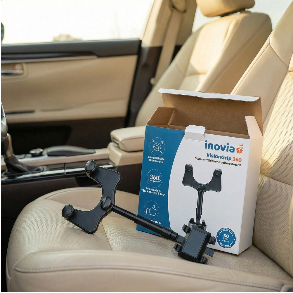 VisionGrip 360 - Support de téléphone pour voiture